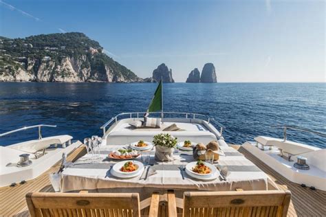 Rent A Luxury Yacht In Naples Sorrento Or Amalfi Coast Flegrea Charter