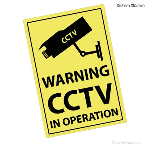 Cctv In Operation Warning A5 Sticker