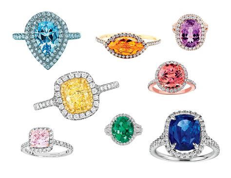 Colorful Engagement Rings Youll Love