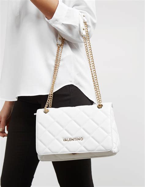 Valentino By Mario Valentino Leather Ocarina Shoulder Bag White Lyst