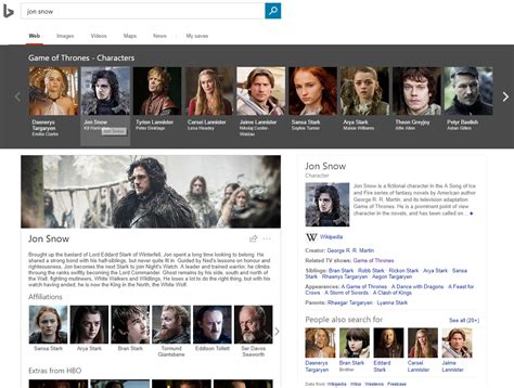 Well, every week bing gives you all the news in your country, city and the world. Ready for Season 7 of 'Game of Thrones'? So is Bing, with ...