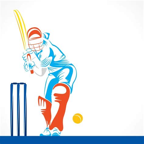 Cricket Background Vector Art Stock Images Depositphotos