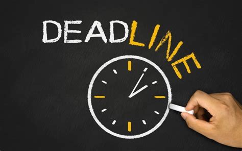 Effective Way Of Deadline Management Why Are Deadlines Important