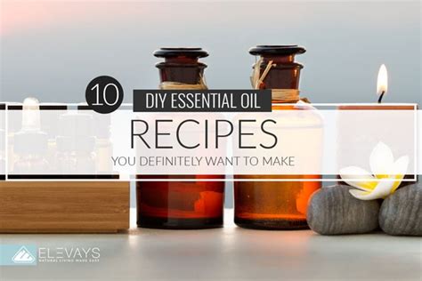 10 Basic Essential Oil Diy Recipes For Beginners Elevays