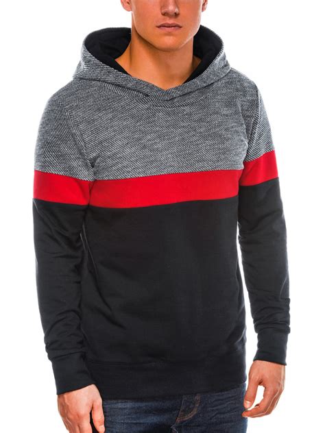 Men S Hooded Sweatshirt B1018 Black Modone Wholesale Clothing For Men