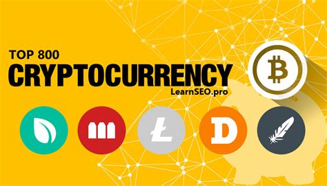 Bitcoin is the most popular of the bunch; Top 800 CryptoCurrency in the World | LearnSEO.pro