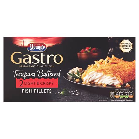 Young's Gastro Tempura Battered 2 Light & Crispy Fish ...