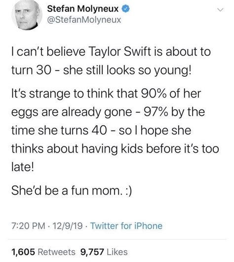 Is The Worst Tweet Ever Really The One About Taylor Swifts Eggs