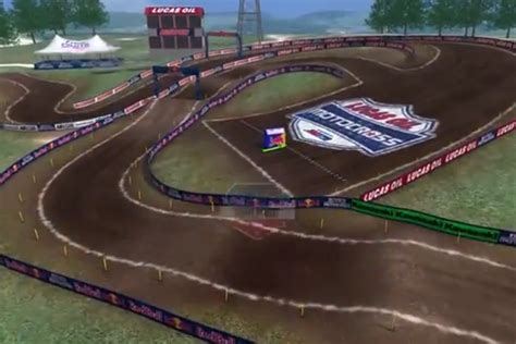 Animated Track Map High Point Motocross Racer X