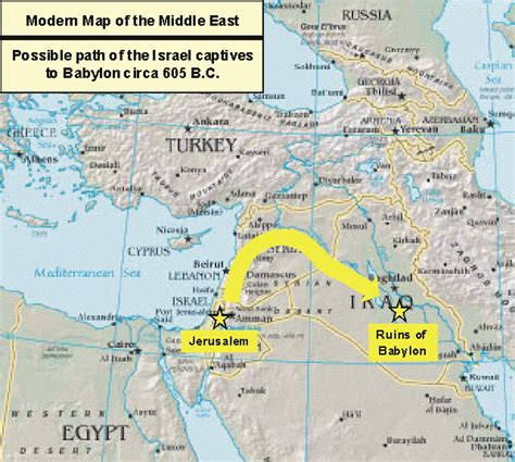 Image Result For Exile To Babylon Map Bible Mapping Babylon Map