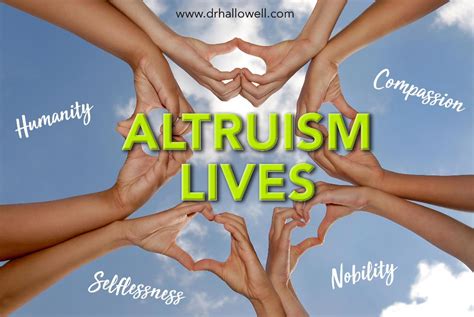 Altruism Lives Dr Hallowell