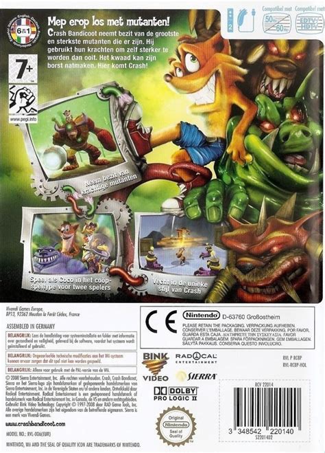 Crash Mind Over Mutant Cover Or Packaging Material MobyGames