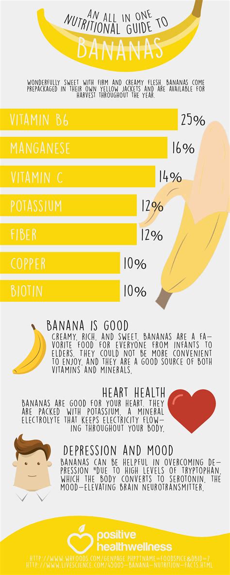 An All In One Nutritional Guide To Bananas - Infographic