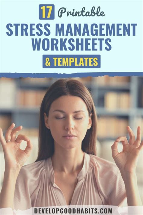 17 Printable Stress Management Worksheets And Templates Freejoint