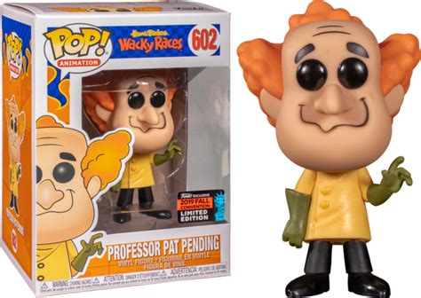 Funko Pop Wacky Races Professor Pat Pending 602 2019 Fall