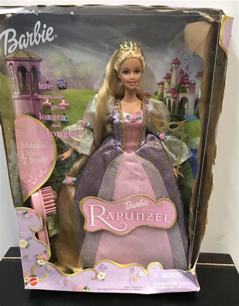 Nib Mattel Barbie As Rapunzel Doll 2001 Special Edition Never Opened Collectible