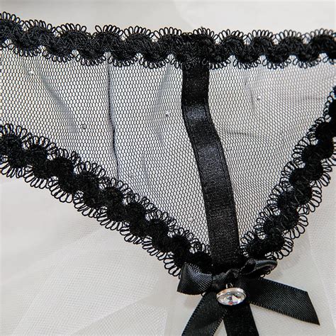 Luxury Erotic Mesh Underwear 4 Piece Set Garters Choker Rhinestone Inlaid Women Sexy Black