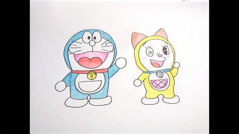 How To Draw Doraemon Dorami Cartoon Easy Youtube