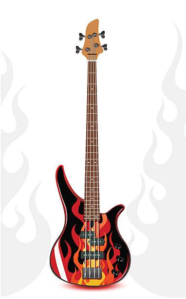 Bass Guitar Clip Art Vector Images And Illustrations Istock