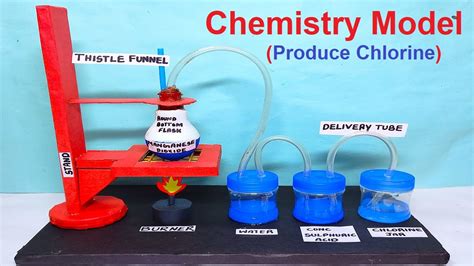 Chemistry Project Model 3d Making On Preparation Or Produce Of Chlorine
