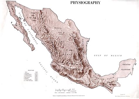 Mapas Topograficos De Mexico