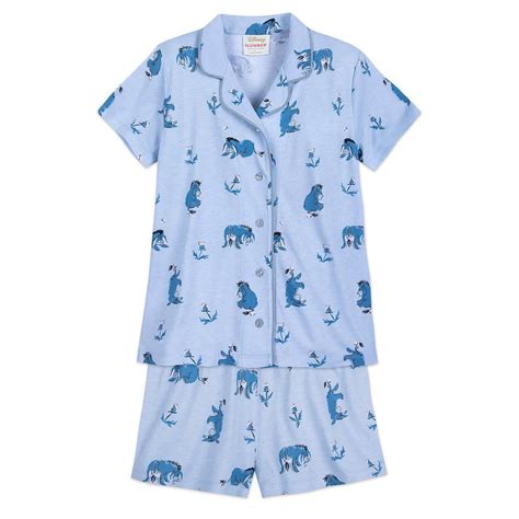 eeyore pajama set for women by munki munki shopdisney clothes short sleeve dresses pajama set