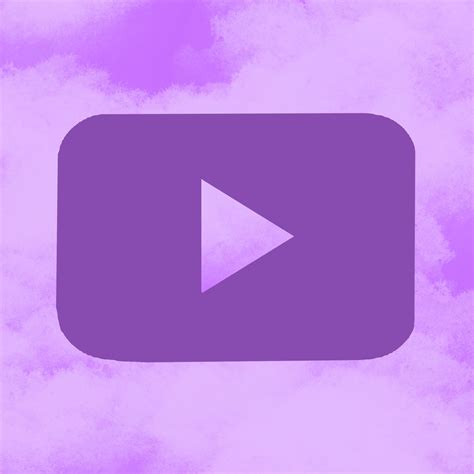 Neon Dark Purple Aesthetic Youtube Logo Img Plane