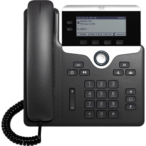 Buy The Cisco Cp 7821 K9 Uc Phone 7821 Two Line Ip Phone Charcoal