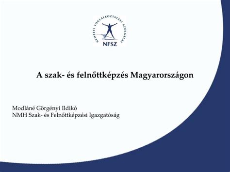 PPT A szak és felnőttképzés Magyarországon PowerPoint Presentation