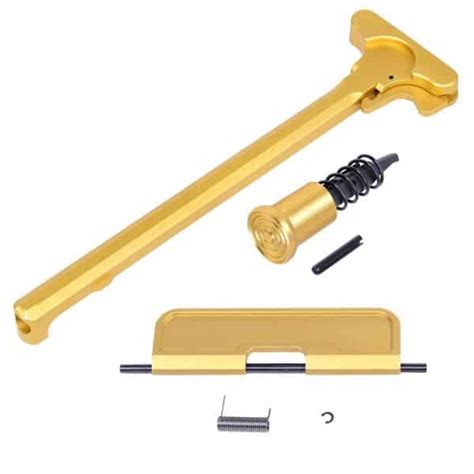 Guntec Usa Ar 15 Upper Receiver Assembly Kit Anodized Gold Tactical