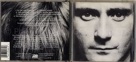 Things should have been looking up for phil collins in early 1981. Phil Collins - Face Value (1981), Atlantic 16029-2 U.S. CD ...