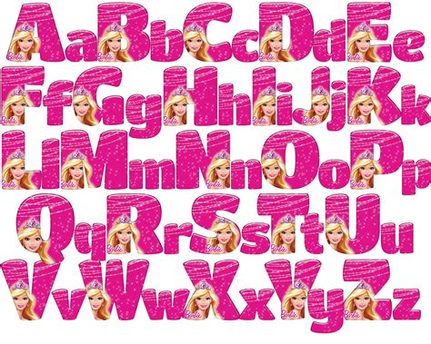 Barbie Letters Printable Printable Templates