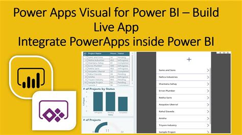 Power Apps Visual For Power Bi Build Live Application With Power Apps