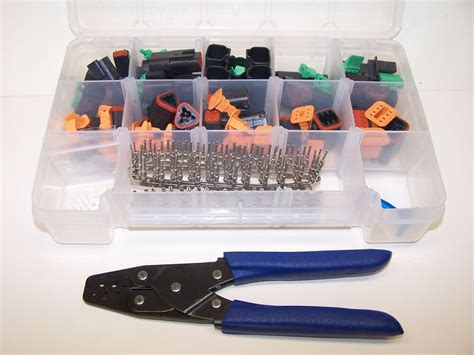 Deutsch Dt Series Black Connector Kit 238 Pc Crimp Crimper Terminal