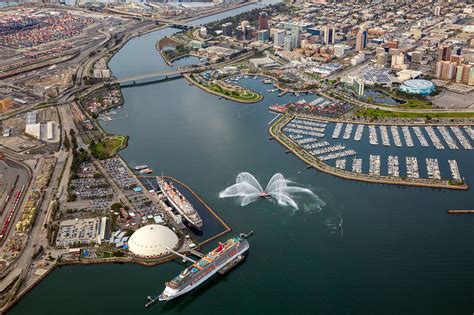 Aerial Photography Of Long Beach California West Coast Aerial