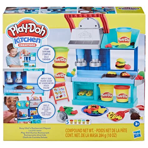 Play Doh Kitchen Creations Busy Chef S Restaurant Playset Smyths Toys Ireland