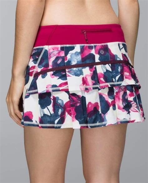 Lululemon Run Pace Setter Skirt 4 Way Stretch Regular 5800 Floral