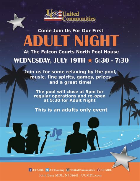 Adult Night At Fcn Pool House