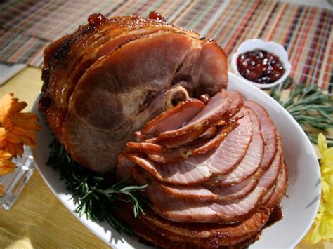 Baked Ham With Spiced Cherry Glaze Recipe Baked Ham Cherry Glaze Recipe Cherry Glaze