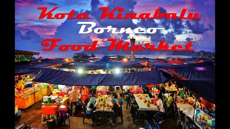 The largest urban centre in. Kota Kinabalu, Malaysia, Borneo, food market, Sabah, (Go ...