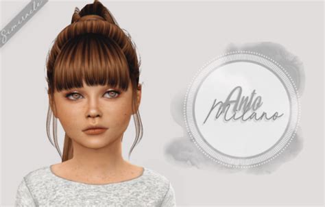 Fabienne Sims 4 Cc Kids Clothing Kids Hairstyles Sims 4