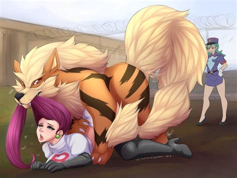 Thighsocksandknots Arcanine Jenny Pokemon Jessie Pokemon