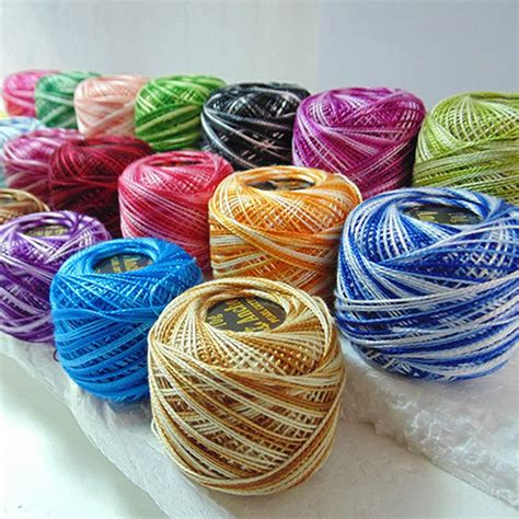 Pearl Cotton 8 Varigated Embroidery Thread Trendy Trims