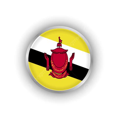 Bandera De Brunéi Vector Png Brunéi Bandera Emblema Png Y Vector