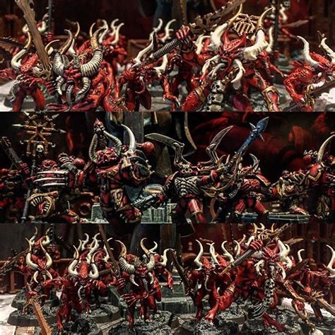 Merge Shot Of My Daemonkin Army Thinking Of Repainting Them To Match