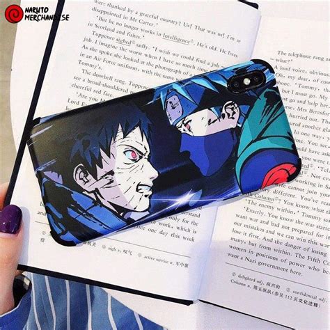 Kakashi Vs Obito Phone Case Naruto Merch