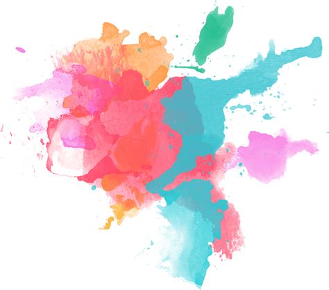 Color Splatter Png Png Black And White Watercolor Painting Magenta