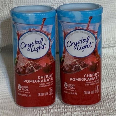 Crystal Light Drink Mix Cherry Pomegranate Pitcher Packets 5 Count