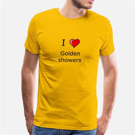 I Love Golden Showers Shirt Kinky Sex Mens Premium T Shirt Spreadshirt