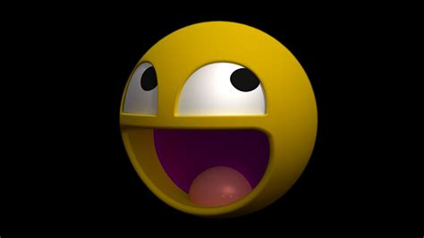 Download Wallpaper 1920x1080 Smiley Funny Yellow Tongue Full Hd